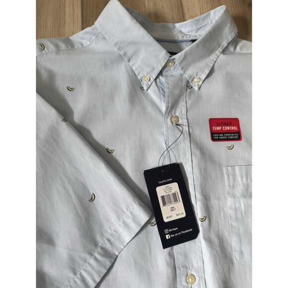 NWT Mens Button Up Shirt 2XLT Tall Lime Print Drinking Margaritas Summer Costal - Picture 14 of 14